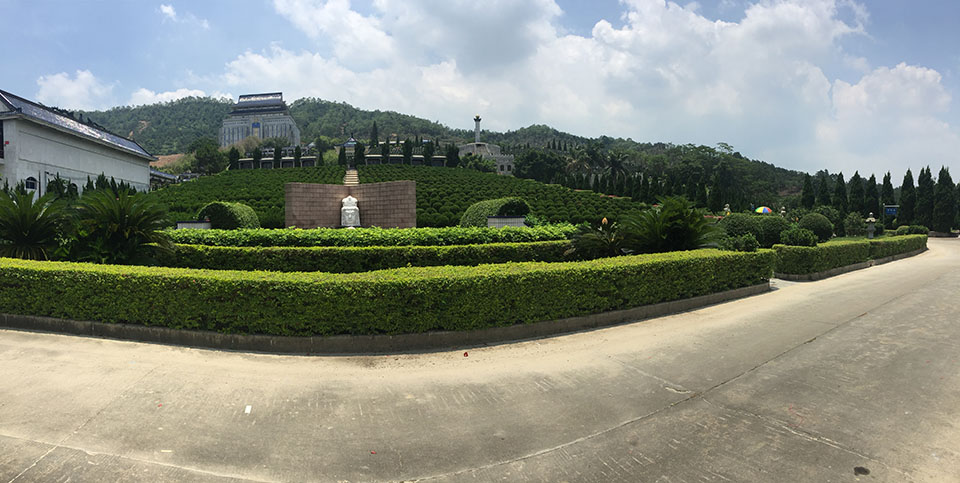 深圳东、惠州龙岩艺术陵园聚宝座墓地实景图片