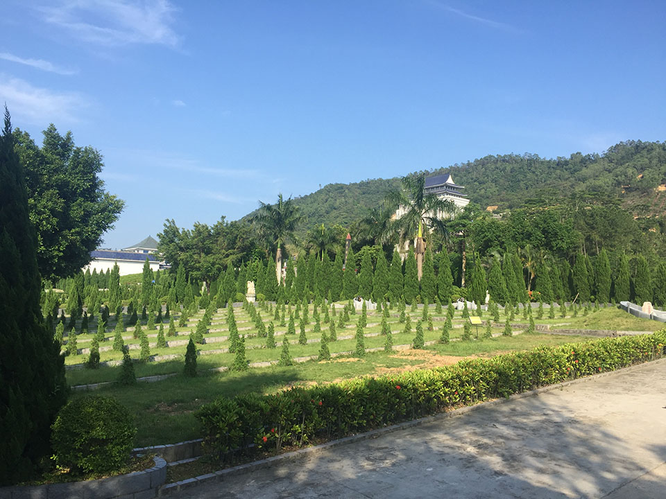 深圳东 惠州龙岩艺术陵园贵财苑墓地实景拍摄