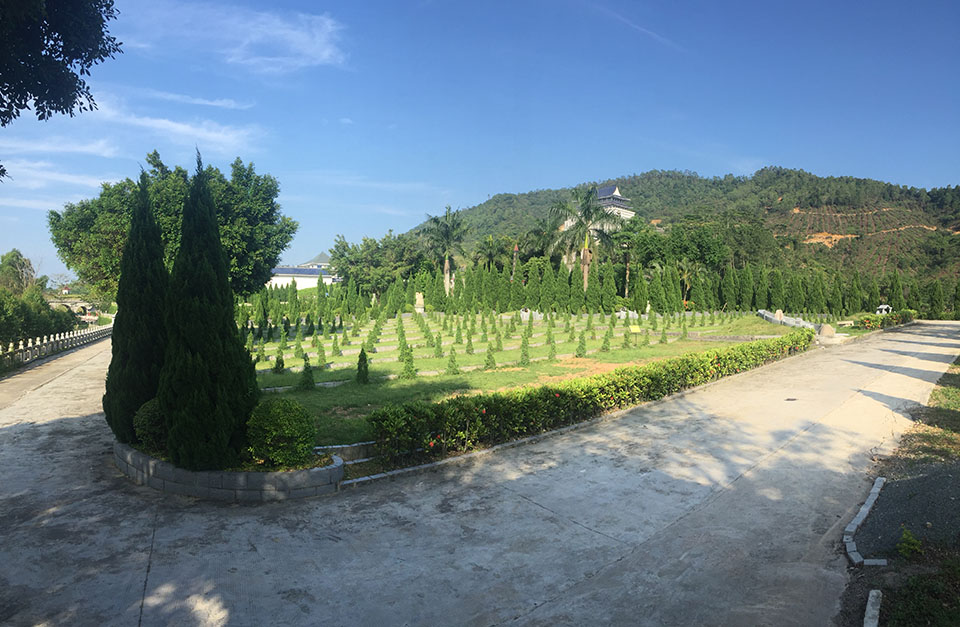 深圳东 惠州龙岩艺术陵园贵财苑墓地实景拍摄