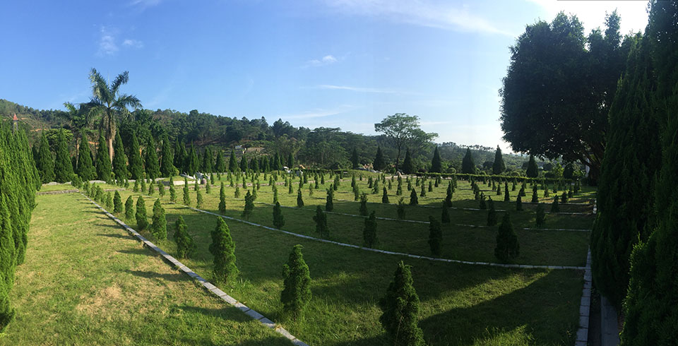 深圳东 惠州龙岩艺术陵园贵财苑墓地实景拍摄